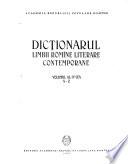 Dicționarul limbii romîne literare contemporane