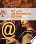 Libro Difusión del patrimonio cultural y nuevas tecnologías