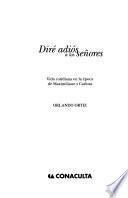 Libro Diré adiós a los señores