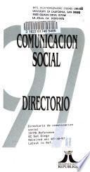 Directorio de comunicación social