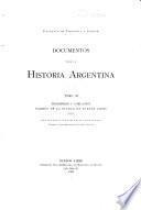 Documentos para la historia argentina