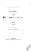 Documentos para la historia Argentina