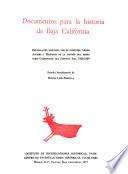 Documentos para la historia de Baja California