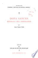 Doña Sancha, hermana del emperador