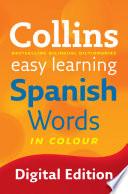 Libro Easy Learning Spanish Words (Collins Easy Learning Spanish)