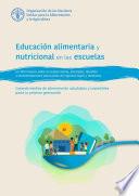Educación alimentaria y nutricional en las escuelas