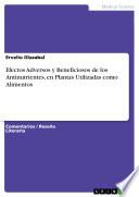 Libro Efectos Adversos y Beneficiosos de los Antinutrientes, en Plantas Utilizadas como Alimentos