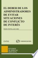 Libro El deber de los administradores de evitar situaciones de conflicto de interés