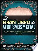 Libro El Gran Libro de Aforismos y Citas (Traducido)