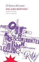 Libro El léxico del autor