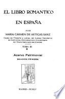 El libro romántico en España