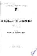 El parlamento argentino, 1854-1951