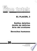 Libro El placer, 3 (Xipe totek 20)