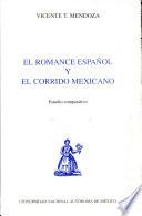 El romance español y el corrido mexicano