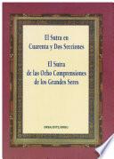 Libro El Sutra en Cuarenta y Dos Secciones Predicado por Buda