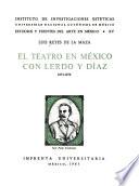 El teatro en México con Lerdo y Díaz, 1873-1879