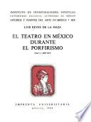 El Teatro en México durante el porfirismo