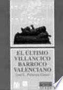 Libro El último villancico barroco valenciano