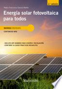 Libro Energía solar fotovoltaica para todos 2ed