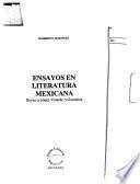 Ensayos en literatura mexicana