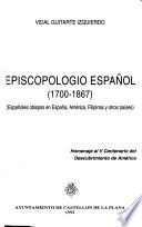 Episcopologio español (1700-1867)