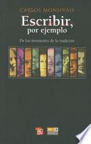 Libro Escribir, por ejemplo