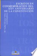 Escritos en conmemoración del XXV aniversario de la Constitución
