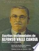 Libro Escritos Testimoniales de Alfonso Valle Candia.