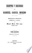 Escritos y discursos de Gabriel García Moreno