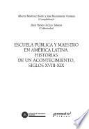 Libro Escuela pública y maestro en América Latina
