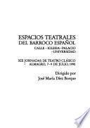 Espacios teatrales del barroco español