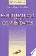 Libro Espiritualidad para comunidades