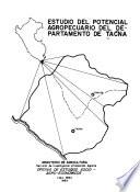 Estudio del potencial agropecuario del Departamento de Tacna