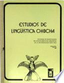 Estudios de Lingüística Chibcha