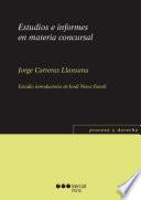 Libro Estudios e informes en materia concursal