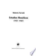 Estudios filosóficos, 1957-1987