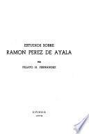 Estudios sobre Ramón Pérez de Ayala