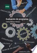 Libro EVALUACIÓN DE PROGRAMAS