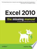Libro Excel 2010: The Missing Manual