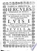 Fabula heroyca, Hercules, fundador de Sevilla