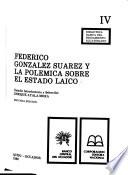 Federico González Suárez y la polémica sobre el estado laico