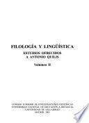 Filología y lingüística
