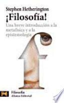 Libro ¡Filosofía!