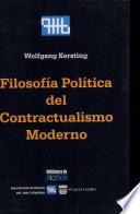 Filosofía política del contractualismo moderno
