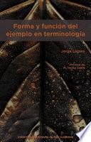 Libro Forma y función del ejemplo en terminología