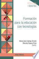Formación para la educación con tecnologías