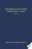 Libro Fragmentos de poesía latina épica y lírica II
