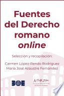 Libro Fuentes del Derecho romano online