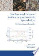 Gasificación de biomasa residual de procesamiento agroindustrial
