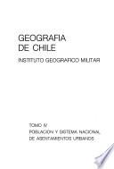 Geografía de Chile: Poblacion y sistema nacional de asentamientos urbanos
